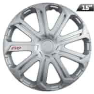 Enjoliveurs Evo silver 15 , 4 pcs.
