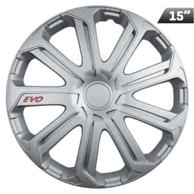 Enjoliveurs Evo silver 15 , 4 pcs.