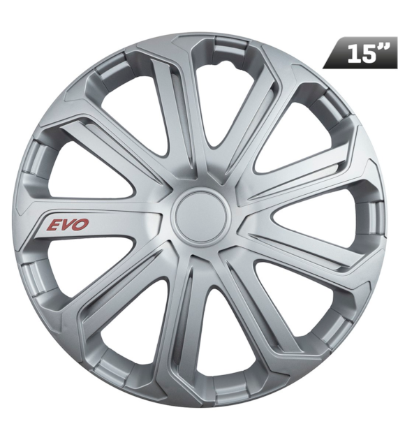 Enjoliveurs Evo silver 15 , 4 pcs.