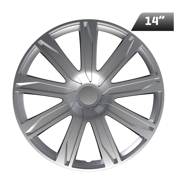 Hubcaps RAZE silver 14 , 4 pcs.