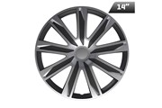 Radkappen RAZE silver / black 14 , 4 Stk.
