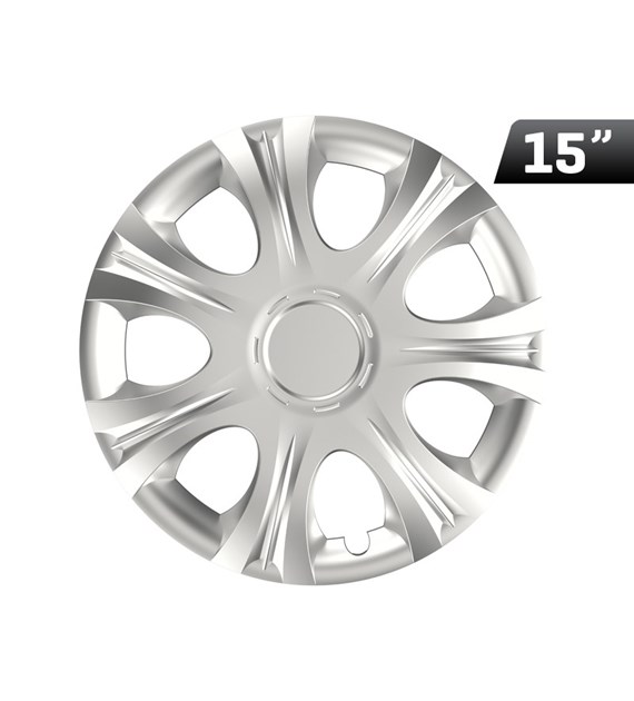 Wheel cover Impulse silver 15 '' , 1 pc