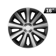 Kołpaki Aviator silver / black 16 , 4 szt.