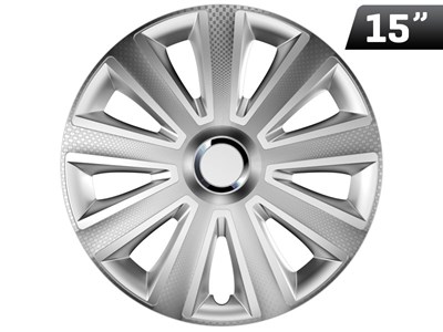 Wheel cover  Aviator carbon RC silver 15``, 1 pc