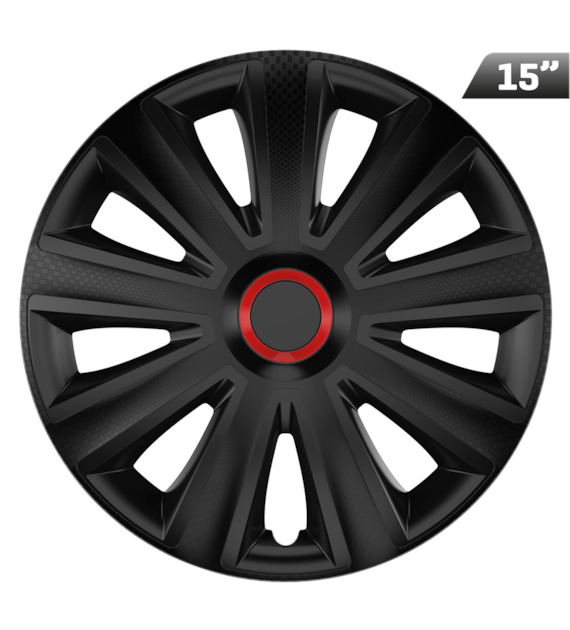 Kołpaki Aviator RR black 15 , 4 szt.