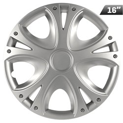 Hubcaps Dynamic silver 16 , 4 pcs.
