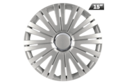 Hubcaps Active RC silver 15 , 4 pcs.
