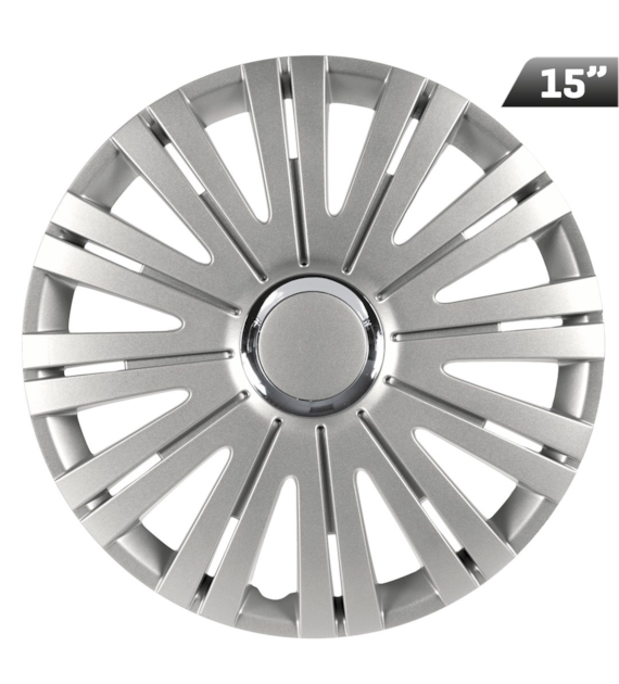 Enjoliveurs Active RC silver 15 , 4 pcs.