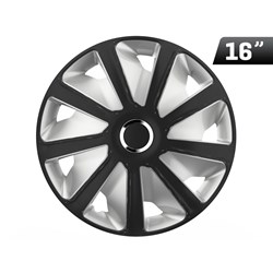 Wheel cover Craft RC black / silver 16`` , 1 pc