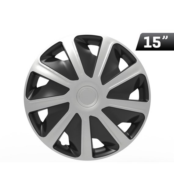 Wheel cover Craft silver / black 15 '', 1 pc