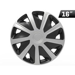Wheel cover  Craft silver / black 16`` , 1 pc