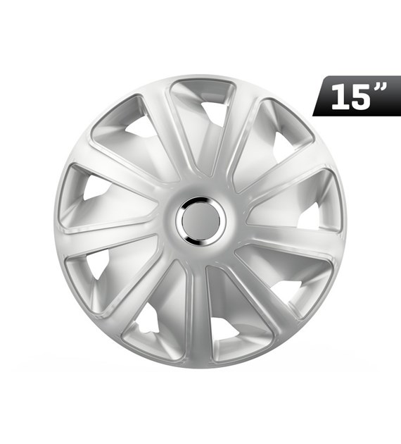 Wheel cover  Craft RC silver 15`` , 1 pc