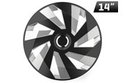 Radkappen Vector RC black / silver 14 , 4 Stk.