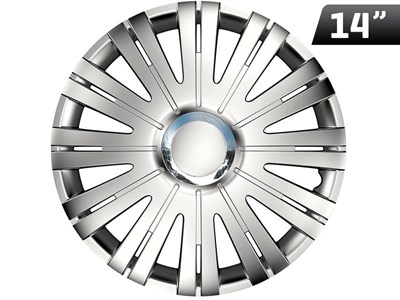 Wheel cover  Active RC silver 14`` , 1 pc