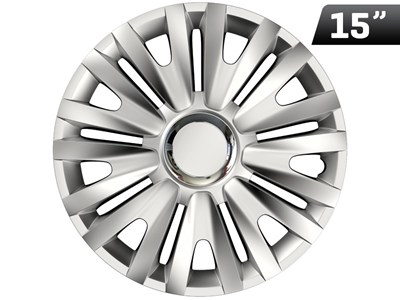 Wheel cover Royal RC silver 15 '' , 1 pc