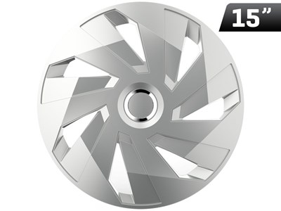 Wheel cover Vector RC silver 15 '' , 1 pc