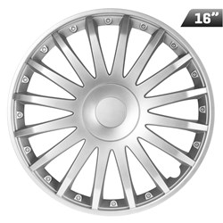 Kołpaki Crystal silver 16 , 4 szt.