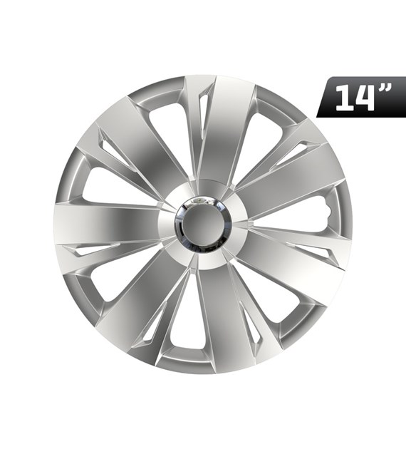 Wheel cover  Energy RC silver 14``, 1 pc