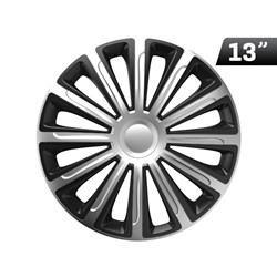 Kołpaki Trend silver / black 13 , 4 szt.
