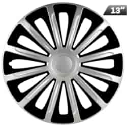 Kołpaki Trend silver / black 13 , 4 szt.