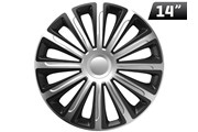 Radkappen Trend silver / black 14 , 4 Stk.
