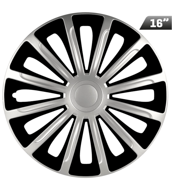 Radkappen Trend silver / black 16 , 4 Stk.