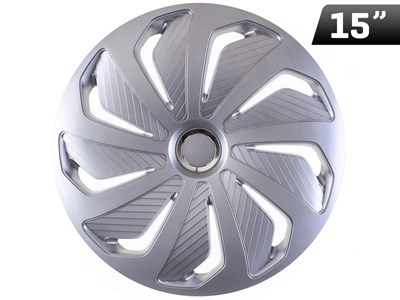 Wheel cover Hood Wind RC silver 15``, 1 pc