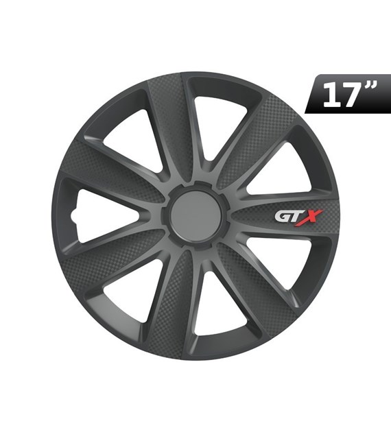 Wheel cover GTX carbon / graphite 17``, 1 pc