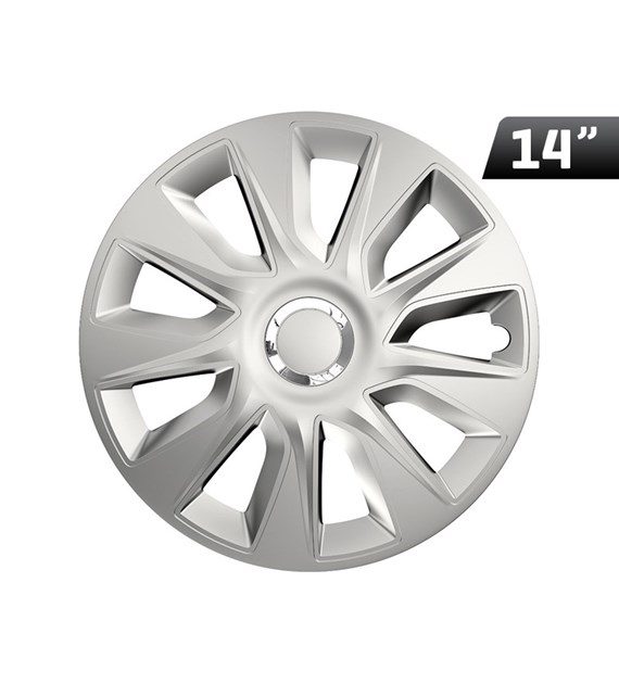 Wheel cover  Stratos RC silver 14``, 1 pc