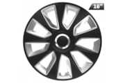 Hubcaps Stratos RC black / silver 16 , 4 pcs.