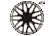 Hubcaps Dakar black / silver 14 , 4 pcs.