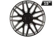 Radkappen Dakar black / silver 15 , 4 Stk.