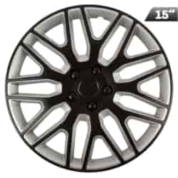 Kołpaki Dakar black / silver 15 , 4 szt.