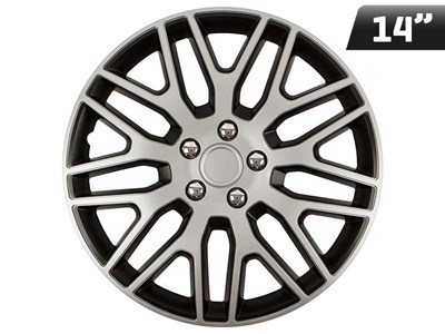 Wheel cover Dakar NC silver / black 14    , 1 pc