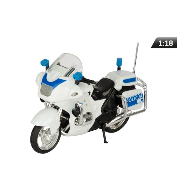 Modèle 1:18, Moto de police, blanc