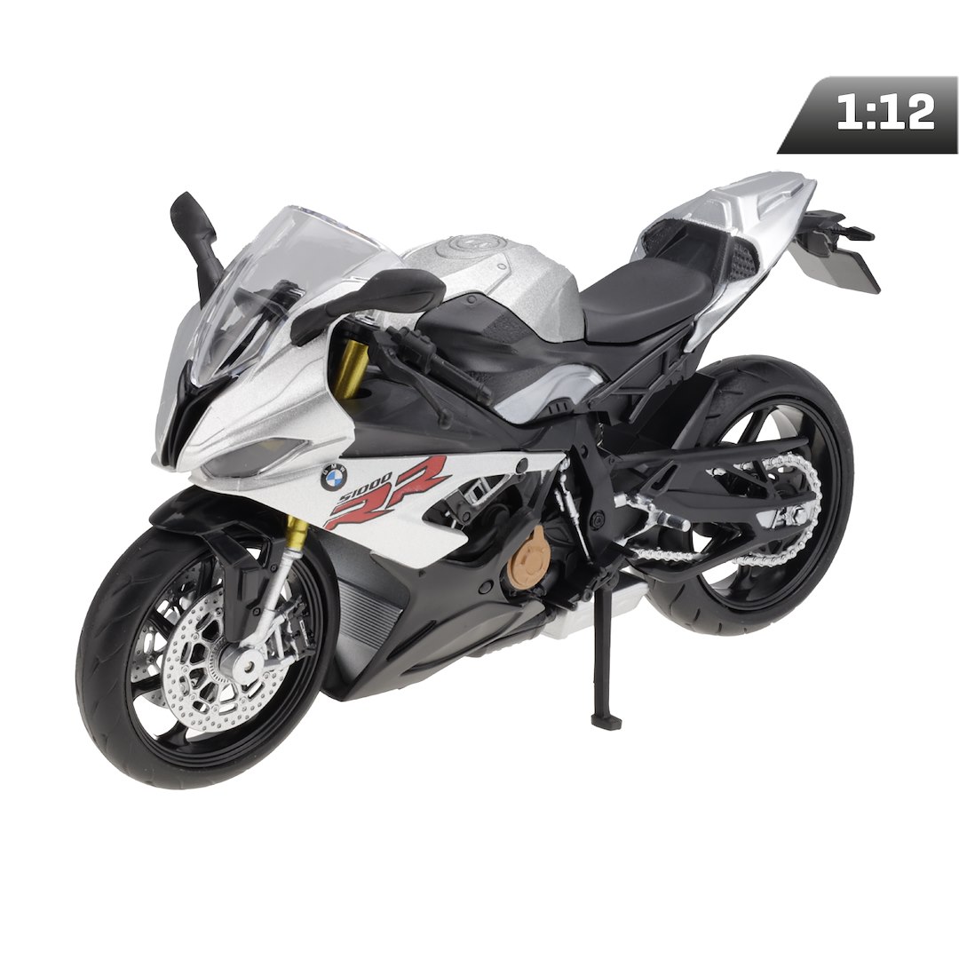 Model 1:12 RMZ HOBBY BMW S1000RR 2020 (Regular), srebrny