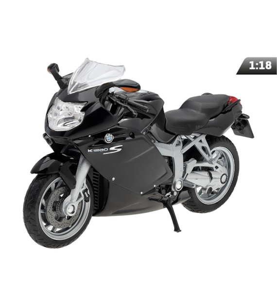 Modell 1:18, BMW K1200S, schwarz