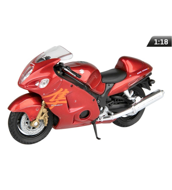 Modell 1:18, Suzuki HAYABUSA, rot (M144SUHAYAC)
