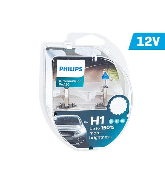 Bulbs PHILIPS H1 12V 55W X-tremeVision PRO +150%