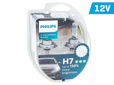 Bulbs PHILIPS H7 12V 55W PX26d X-tremeVision PRO +150%