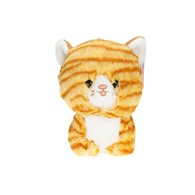 Maskottchen Teddy Pets, Getigerte Katze, orange