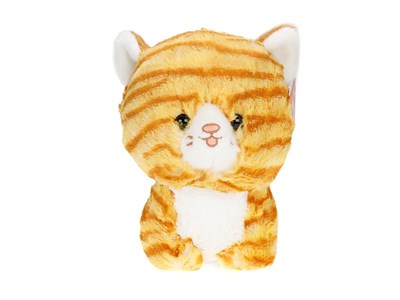 Maskottchen Teddy Pets, Getigerte Katze, orange