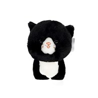 Maskottchen Teddy Pets, schwarz-weiße Katze