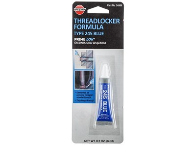 THREADLOCK Anaerobic threadlocker adhesive - medium strength, blue, 6 ml
