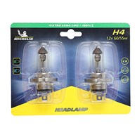 Glühlampe MICHELIN H4 12V 60/55W P43T Extra Long Life +130% Double Pack