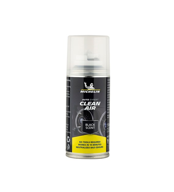 MICHELIN Clean Air (Aérosol) Black scent, 150 ml