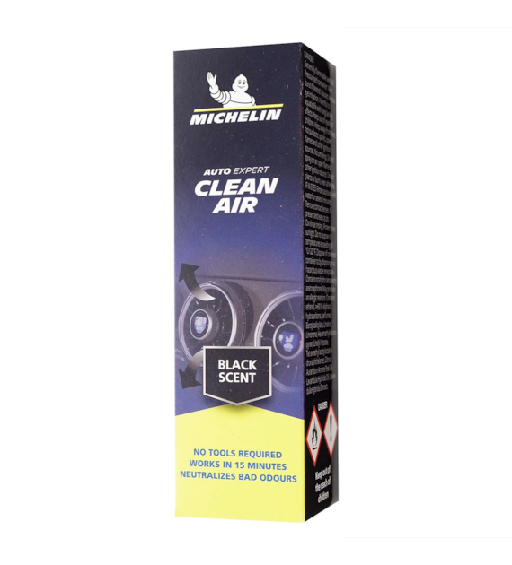 MICHELIN Clean Air (Aérosol) Black scent, 150 ml