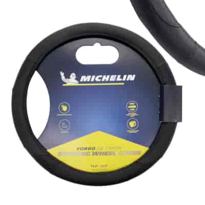 MICHELIN Pokrowiec na kierownicę  M  36,8-39,4 cm, czarny