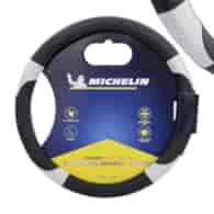 MICHELIN Pokrowiec na kierownicę  M  36,8-39,4 cm, czarno-szary