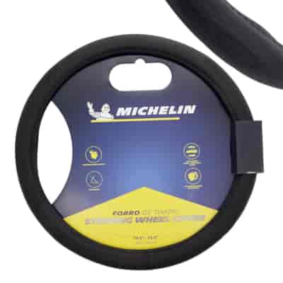 MICHELIN Pokrowiec na kierownicę  M  36,8-39,4 cm, czarny